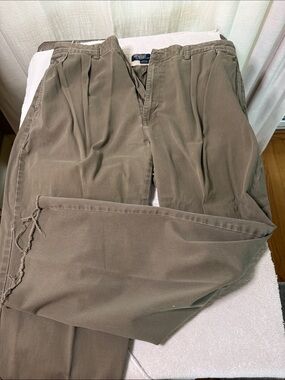 Polo by Ralph Lauren Olive/Tan Pleated Men’s Chinos
